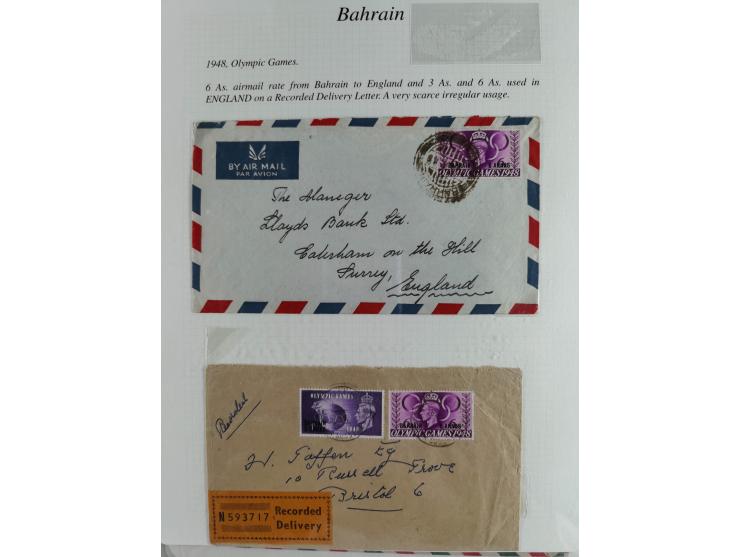 1892/1979, extensive postal history collection with approximately 200 covers, cards and postal stationery, plus some single s