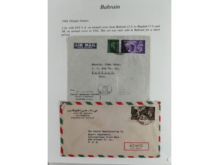 1892/1979, extensive postal history collection with approximately 200 covers, cards and postal stationery, plus some single s