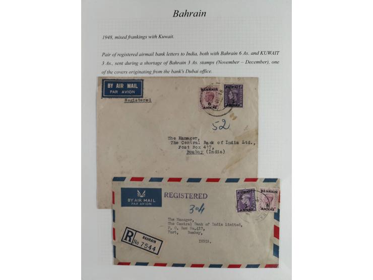 1892/1979, extensive postal history collection with approximately 200 covers, cards and postal stationery, plus some single s