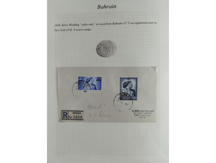 1892/1979, extensive postal history collection with approximately 200 covers, cards and postal stationery, plus some single s