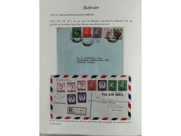 1892/1979, extensive postal history collection with approximately 200 covers, cards and postal stationery, plus some single s