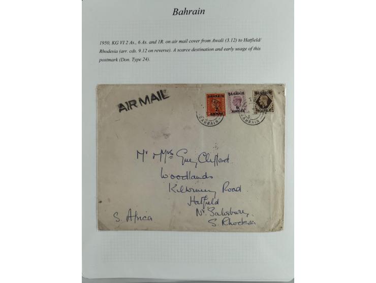 1892/1979, extensive postal history collection with approximately 200 covers, cards and postal stationery, plus some single s