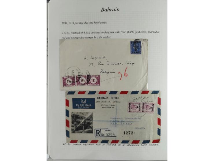 1892/1979, extensive postal history collection with approximately 200 covers, cards and postal stationery, plus some single s
