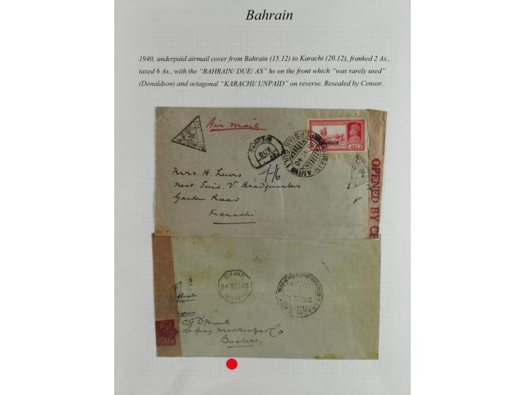 1892/1979, extensive postal history collection with approximately 200 covers, cards and postal stationery, plus some single s