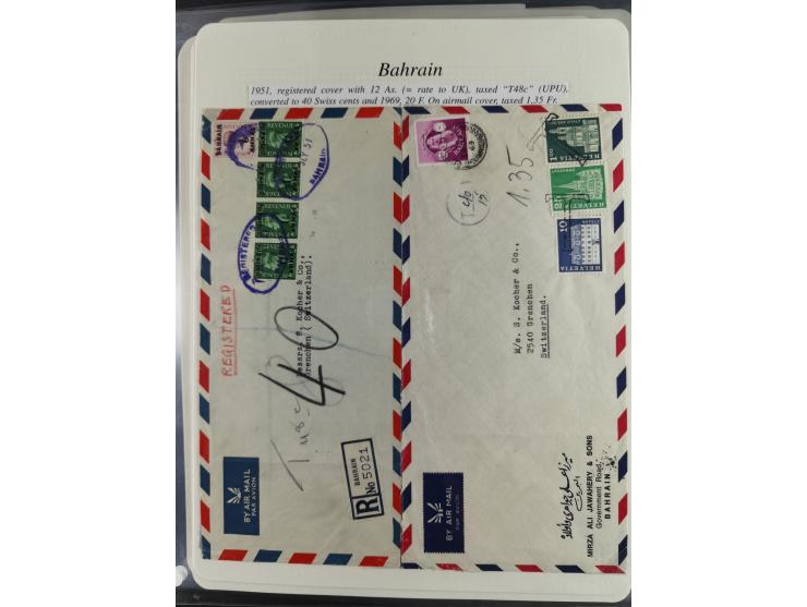 1892/1979, extensive postal history collection with approximately 200 covers, cards and postal stationery, plus some single s