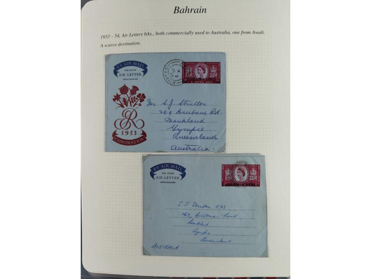 1892/1979, extensive postal history collection with approximately 200 covers, cards and postal stationery, plus some single s