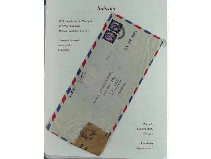 1892/1979, extensive postal history collection with approximately 200 covers, cards and postal stationery, plus some single s
