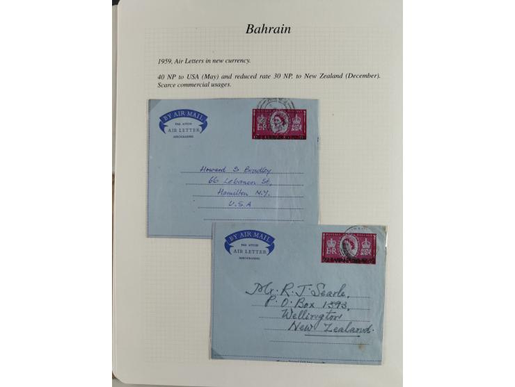 1892/1979, extensive postal history collection with approximately 200 covers, cards and postal stationery, plus some single s