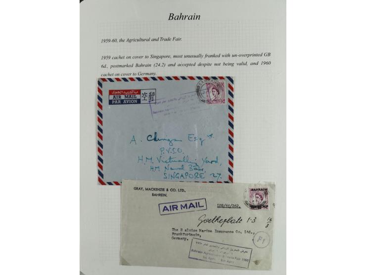 1892/1979, extensive postal history collection with approximately 200 covers, cards and postal stationery, plus some single s