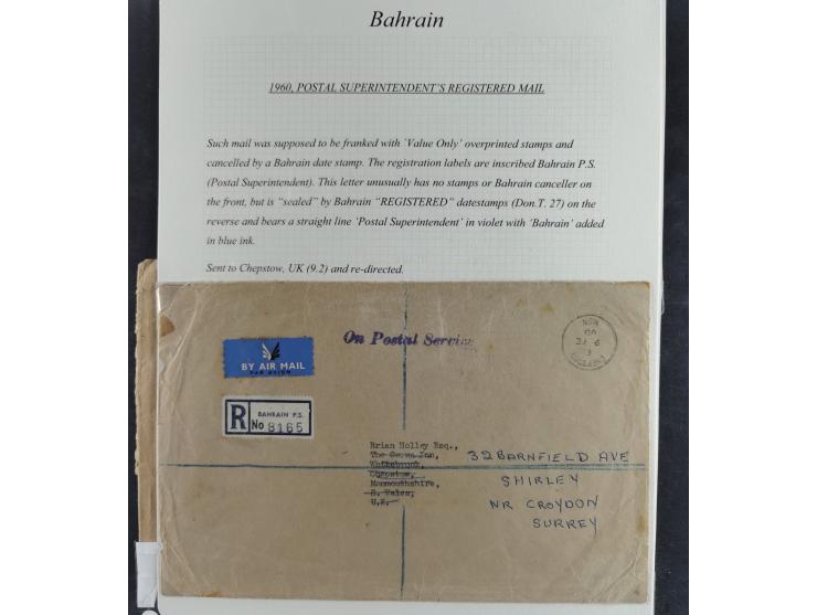 1892/1979, extensive postal history collection with approximately 200 covers, cards and postal stationery, plus some single s