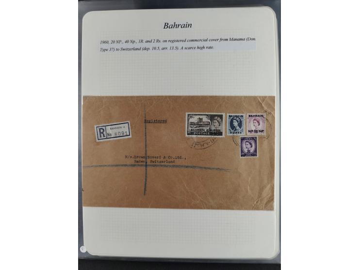 1892/1979, extensive postal history collection with approximately 200 covers, cards and postal stationery, plus some single s