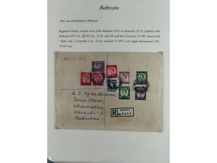 1892/1979, extensive postal history collection with approximately 200 covers, cards and postal stationery, plus some single s