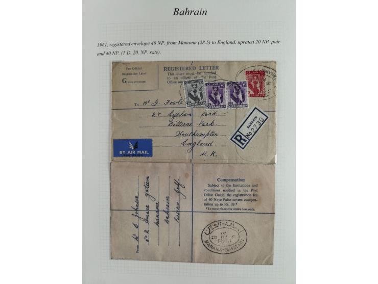 1892/1979, extensive postal history collection with approximately 200 covers, cards and postal stationery, plus some single s