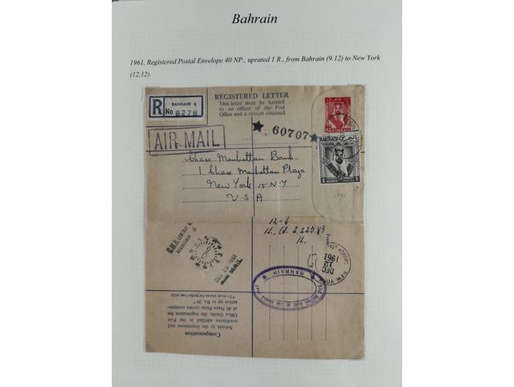 1892/1979, extensive postal history collection with approximately 200 covers, cards and postal stationery, plus some single s