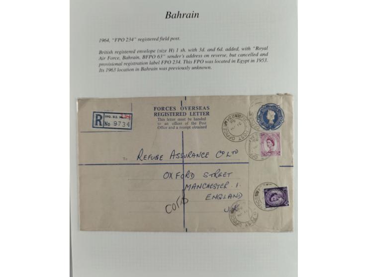 1892/1979, extensive postal history collection with approximately 200 covers, cards and postal stationery, plus some single s