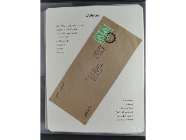 1892/1979, extensive postal history collection with approximately 200 covers, cards and postal stationery, plus some single s