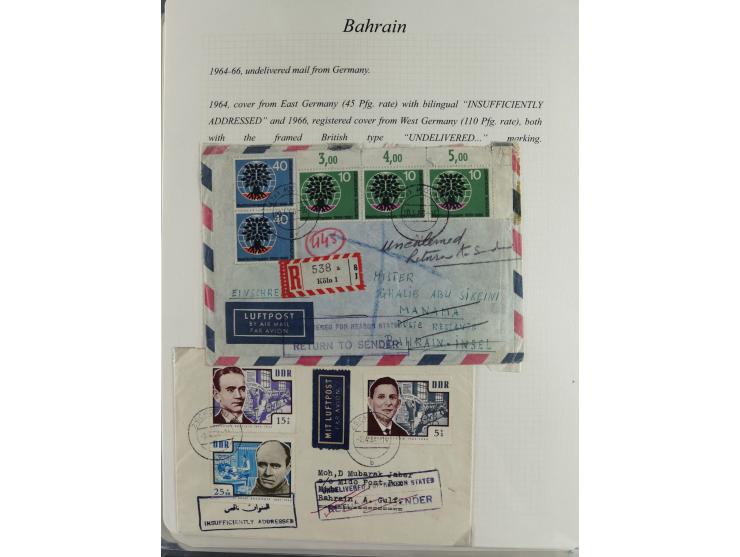 1892/1979, extensive postal history collection with approximately 200 covers, cards and postal stationery, plus some single s