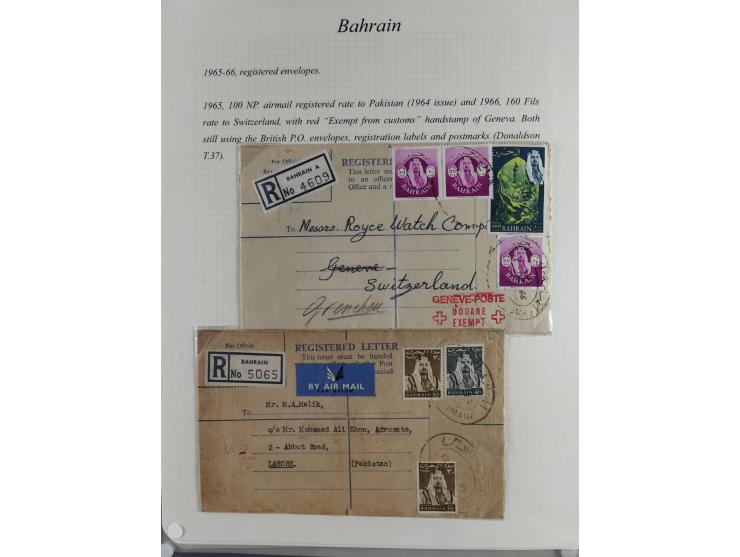 1892/1979, extensive postal history collection with approximately 200 covers, cards and postal stationery, plus some single s