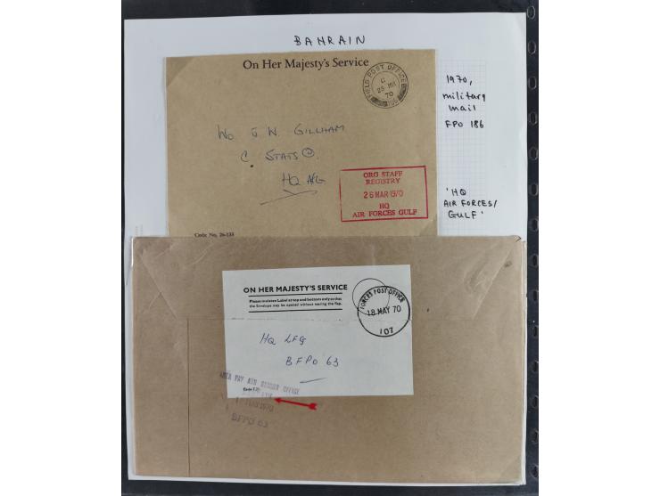 1892/1979, extensive postal history collection with approximately 200 covers, cards and postal stationery, plus some single s