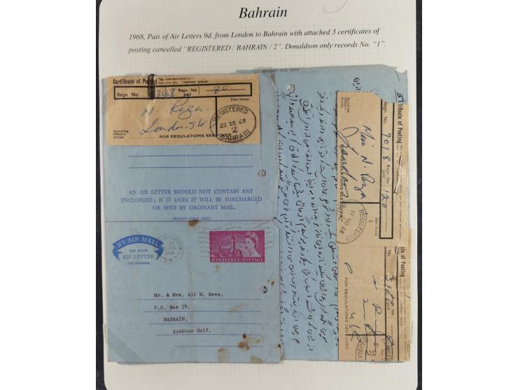 1892/1979, extensive postal history collection with approximately 200 covers, cards and postal stationery, plus some single s