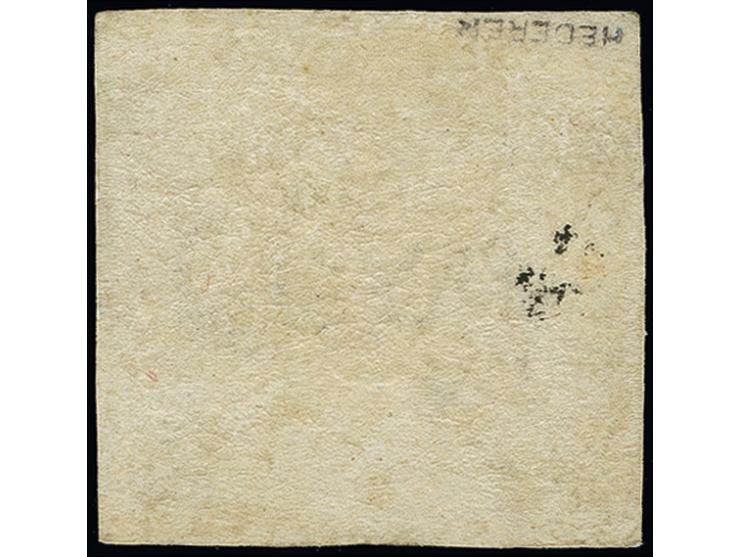 6 Kreuzer hellgrün, farbfrisch und allseits vollrandig, mit &nbsp;schöner Wappenprägung, ungebraucht mit Originalgummi. Schön