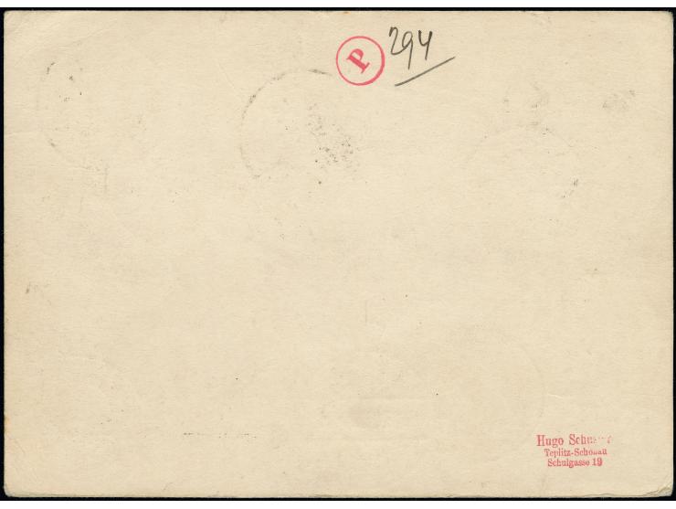 Italien: 1933, 1. Südamerikafahrt mit Auflieferung Friedrichshafen bis Brasilien, Karte von “TRIEST 26.4.33" nach Pernambuco 