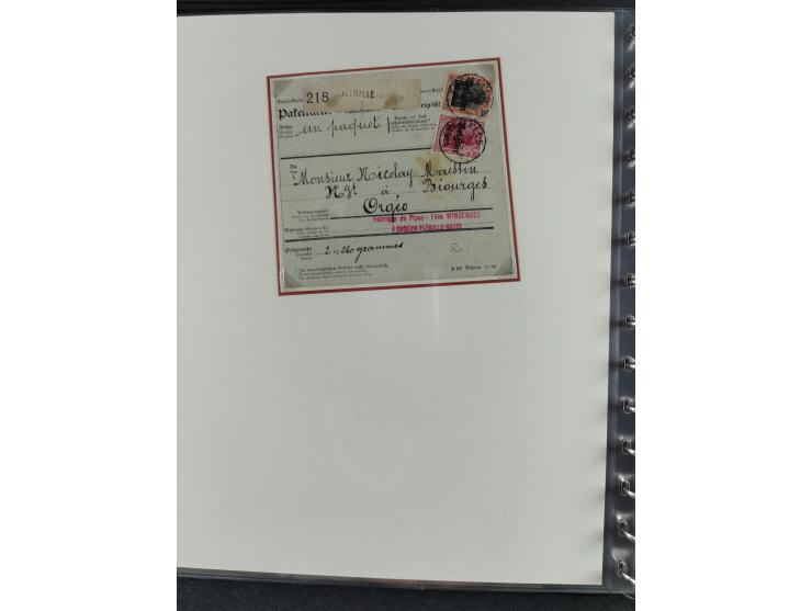 1914/18, DP Belgien bis Rumänien, Sammlung mit ca. 50 Briefen und Karten, dabei R-Briefe, interessante Frankaturen und Besond