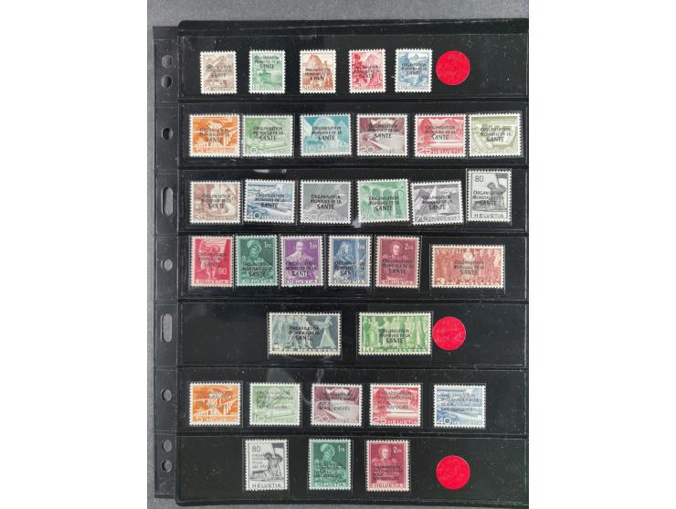 1881/1950 (ca), kleine postfrische/ungebrauchte und gestempelte Partie, inkl. Internationale Organisationen, bessere Werte u.