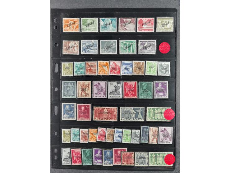 1881/1950 (ca), kleine postfrische/ungebrauchte und gestempelte Partie, inkl. Internationale Organisationen, bessere Werte u.