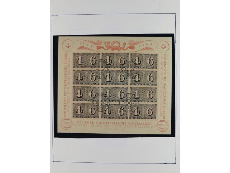 1881/1950 (ca), kleine postfrische/ungebrauchte und gestempelte Partie, inkl. Internationale Organisationen, bessere Werte u.