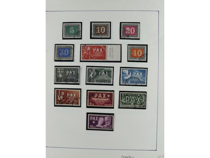 1881/1950 (ca), kleine postfrische/ungebrauchte und gestempelte Partie, inkl. Internationale Organisationen, bessere Werte u.