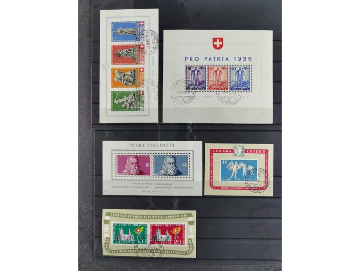 1881/1950 (ca), kleine postfrische/ungebrauchte und gestempelte Partie, inkl. Internationale Organisationen, bessere Werte u.