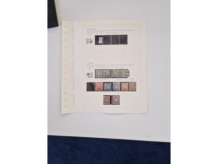 1894/1949, highly interesting unused and used collection, together with Chinese Empire local issues, incl. high dollar values