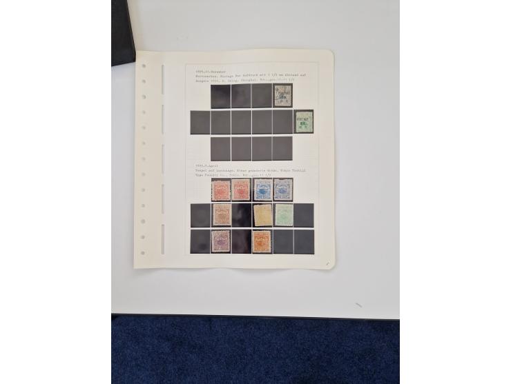 1894/1949, highly interesting unused and used collection, together with Chinese Empire local issues, incl. high dollar values