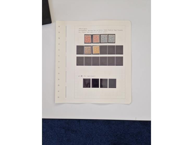 1894/1949, highly interesting unused and used collection, together with Chinese Empire local issues, incl. high dollar values