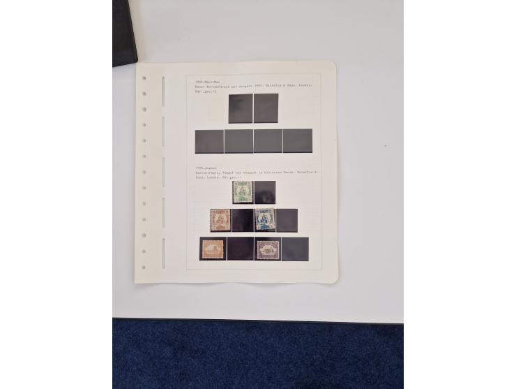 1894/1949, highly interesting unused and used collection, together with Chinese Empire local issues, incl. high dollar values