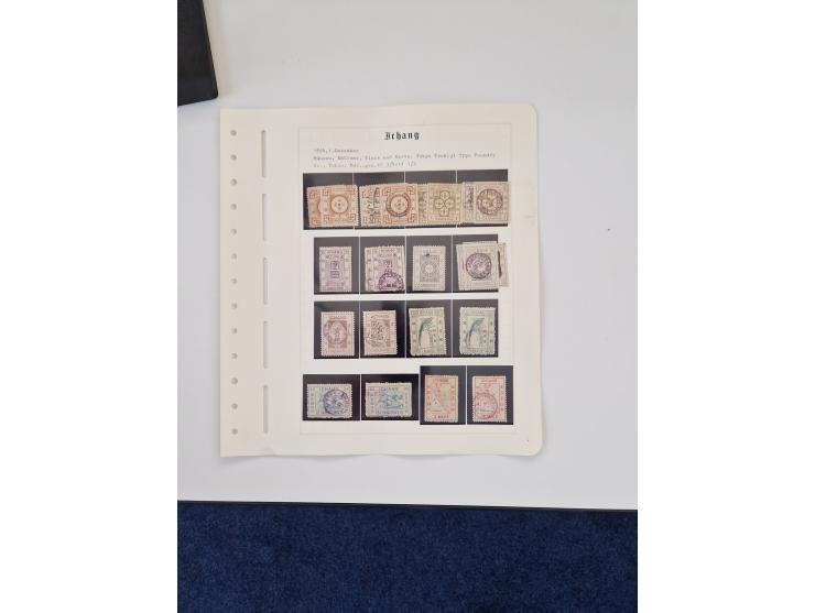 1894/1949, highly interesting unused and used collection, together with Chinese Empire local issues, incl. high dollar values