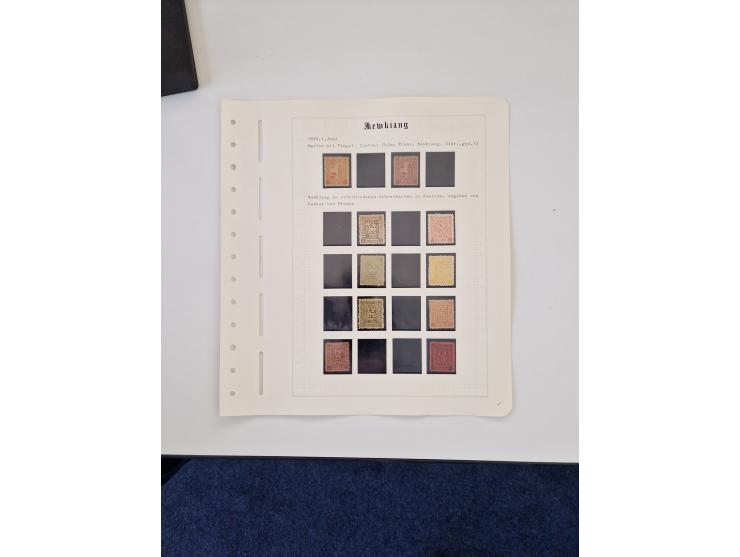 1894/1949, highly interesting unused and used collection, together with Chinese Empire local issues, incl. high dollar values