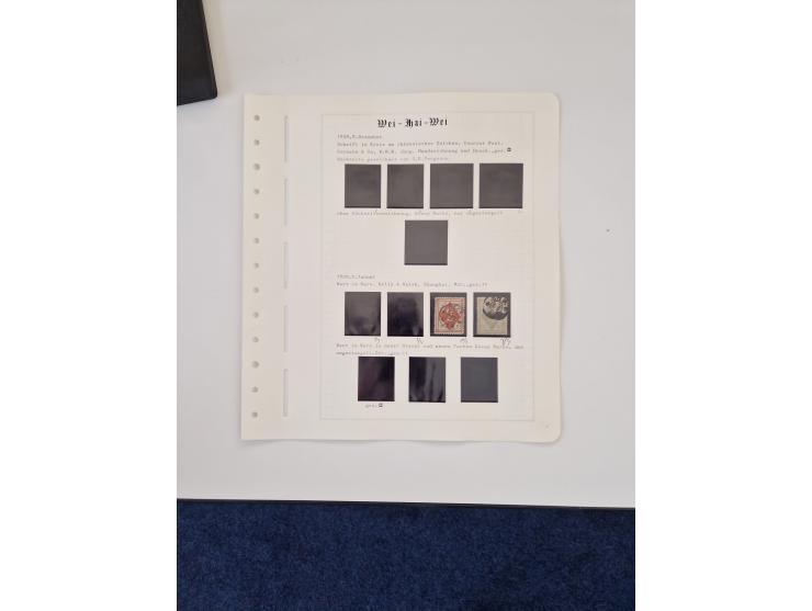 1894/1949, highly interesting unused and used collection, together with Chinese Empire local issues, incl. high dollar values