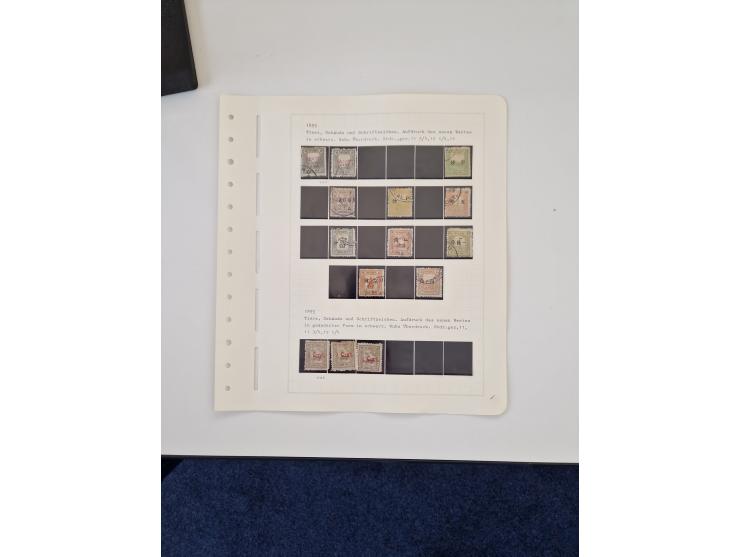 1894/1949, highly interesting unused and used collection, together with Chinese Empire local issues, incl. high dollar values