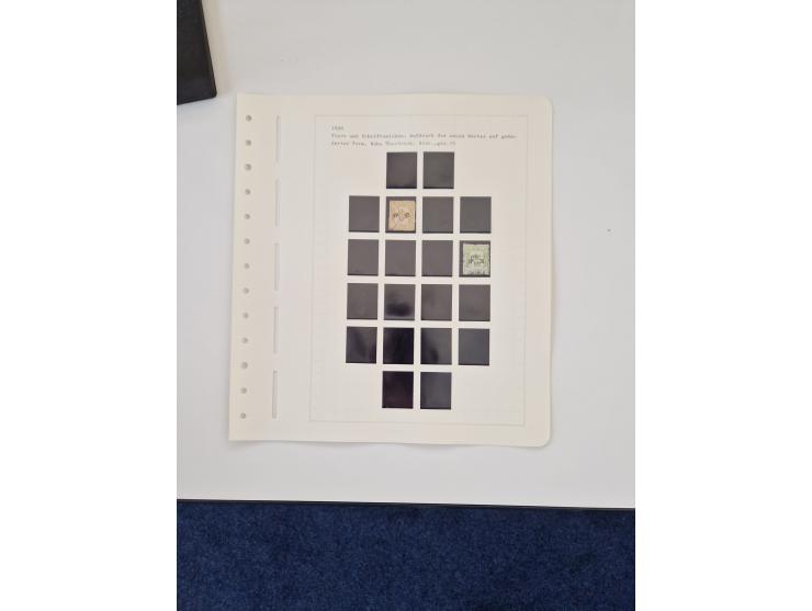 1894/1949, highly interesting unused and used collection, together with Chinese Empire local issues, incl. high dollar values