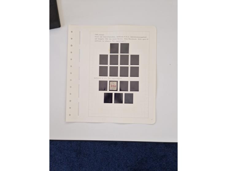 1894/1949, highly interesting unused and used collection, together with Chinese Empire local issues, incl. high dollar values