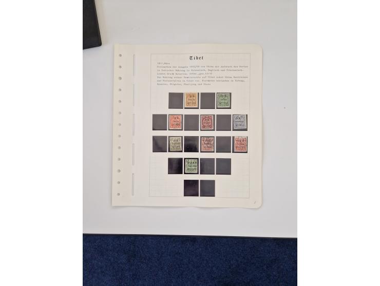 1894/1949, highly interesting unused and used collection, together with Chinese Empire local issues, incl. high dollar values