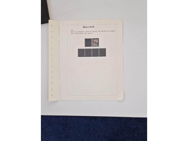 1894/1949, highly interesting unused and used collection, together with Chinese Empire local issues, incl. high dollar values