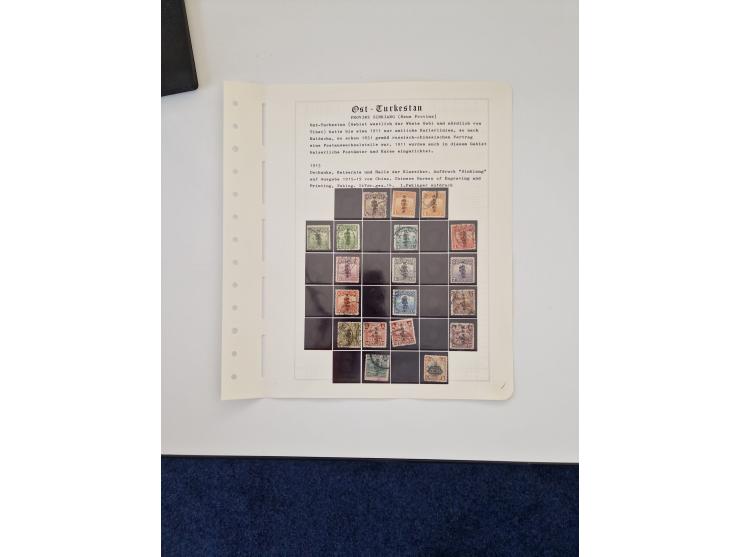 1894/1949, highly interesting unused and used collection, together with Chinese Empire local issues, incl. high dollar values