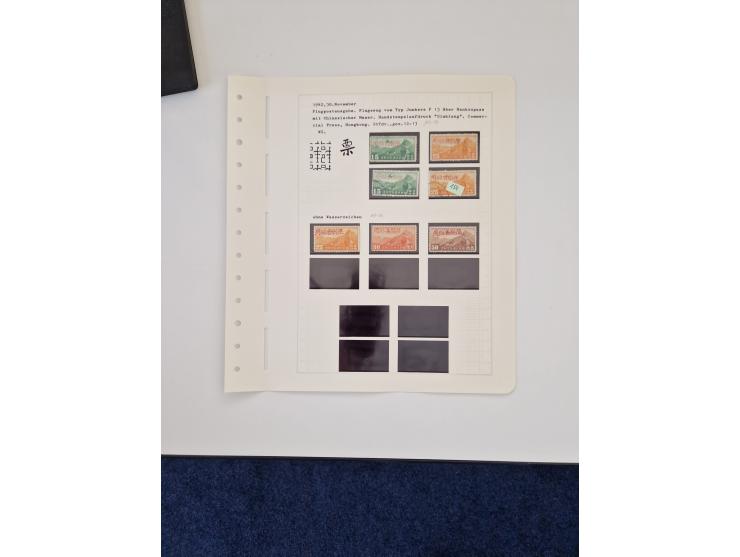 1894/1949, highly interesting unused and used collection, together with Chinese Empire local issues, incl. high dollar values