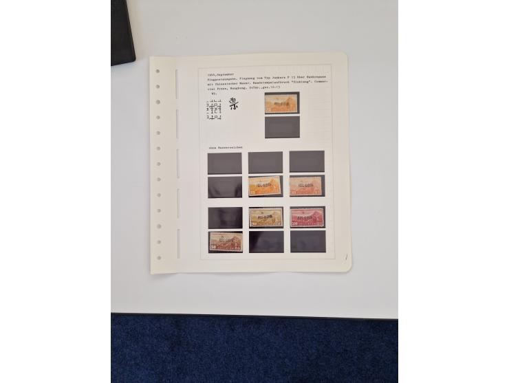 1894/1949, highly interesting unused and used collection, together with Chinese Empire local issues, incl. high dollar values