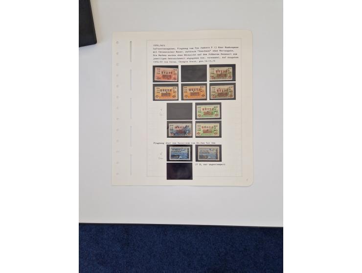 1894/1949, highly interesting unused and used collection, together with Chinese Empire local issues, incl. high dollar values