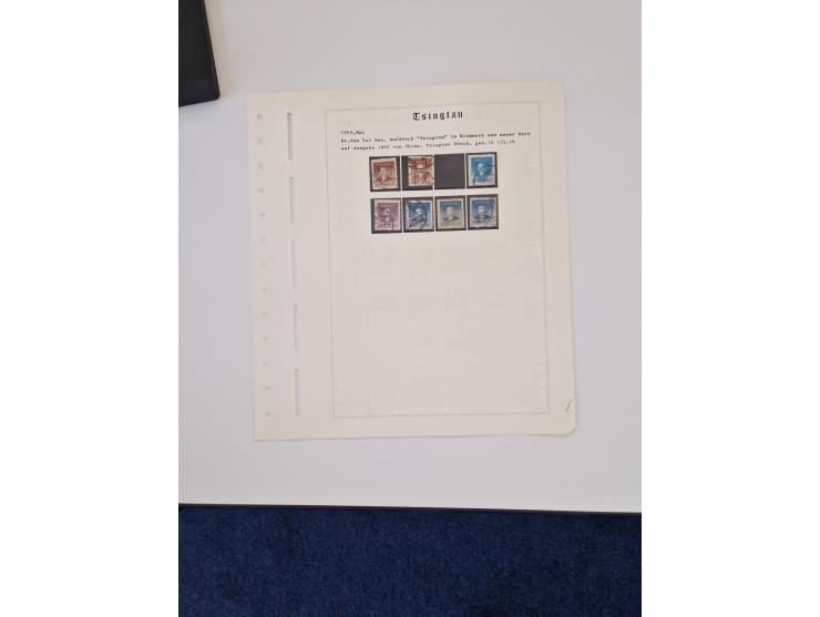 1894/1949, highly interesting unused and used collection, together with Chinese Empire local issues, incl. high dollar values