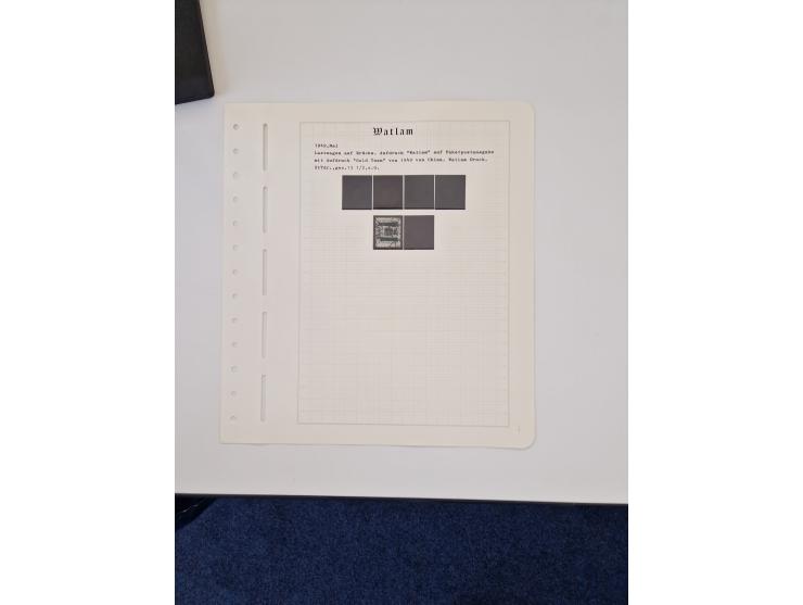 1894/1949, highly interesting unused and used collection, together with Chinese Empire local issues, incl. high dollar values